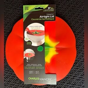 Charles Viancin Red Tomato 🍅Silicone Airtight Lid